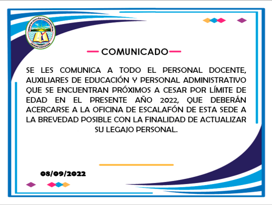 COMUNICADO 08/09/2022