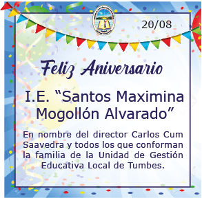 Feliz Aniversario Institución Educativa 